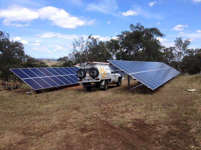 Off Grid Solar Panels & Van — Electricians in St Inverell, NSW