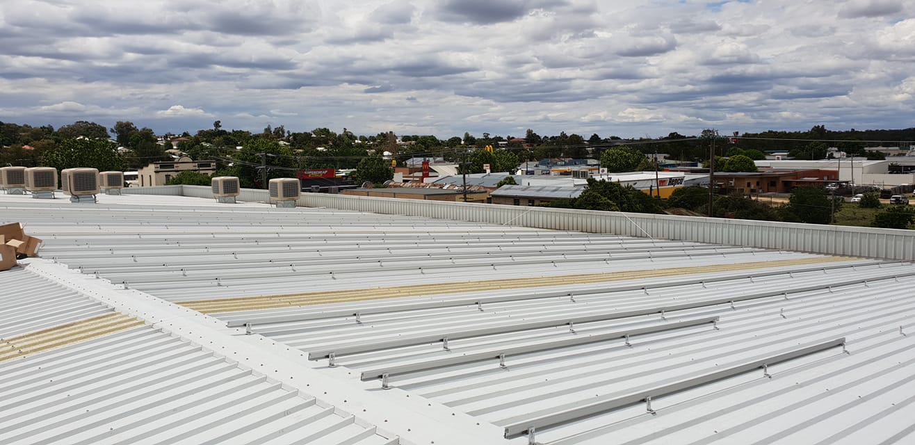 Solar Install on Roof — Electricians in St Inverell, NSW